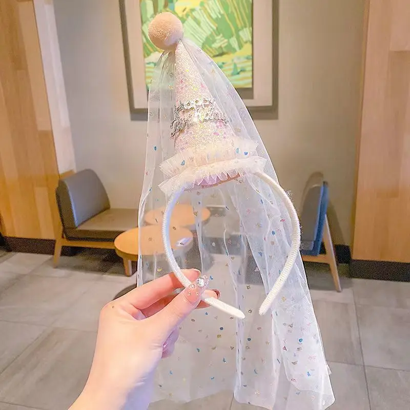 Magic Lights Birthday Party Hat Princess Cone Cone CONE For Women Girls Funny Happy Birthday Headbands 1