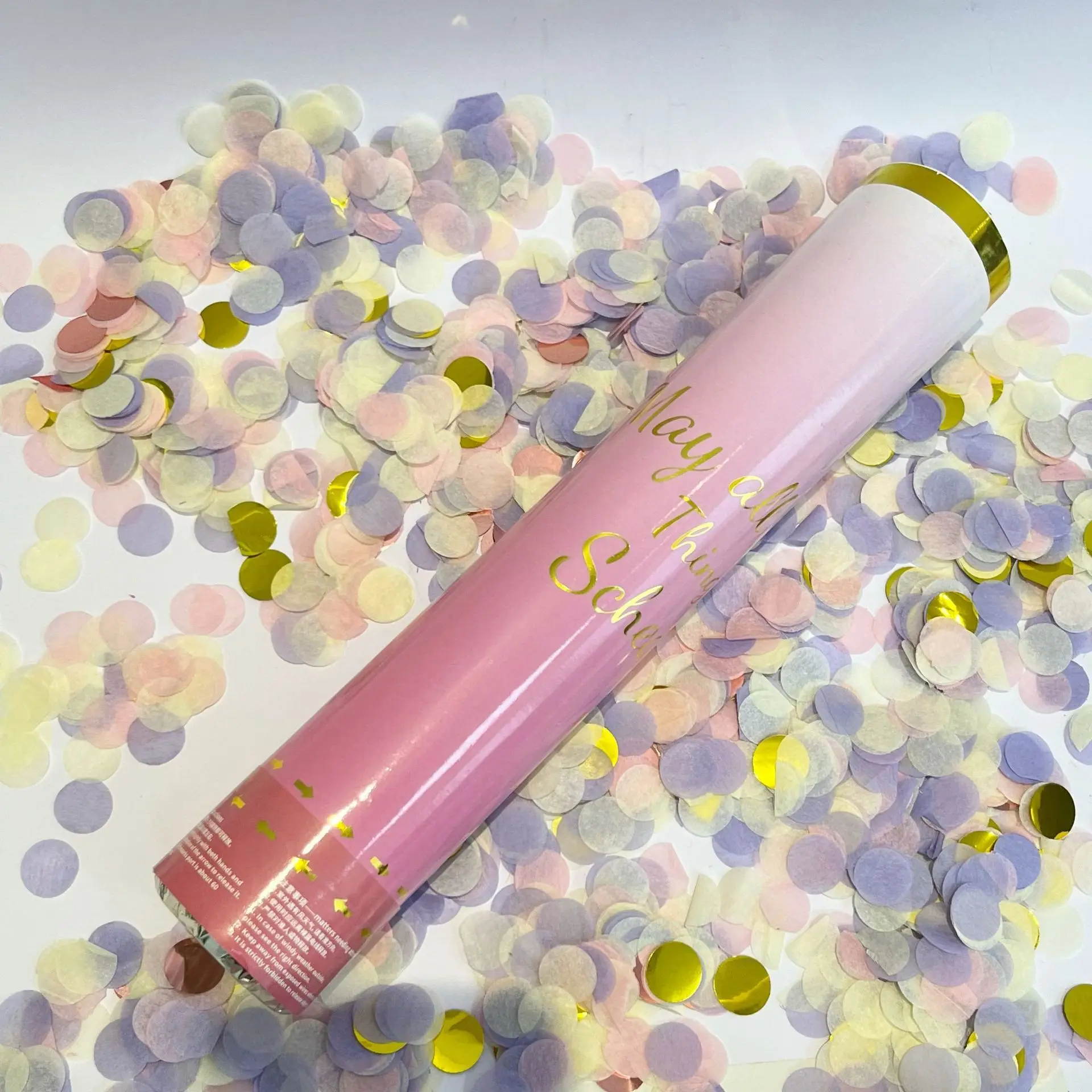 Magic Lights Confetti Poppers Cannons Party Poppers zum Abschluss Geburtstag Hochzeit Babyparty -Party -Vorräte 1