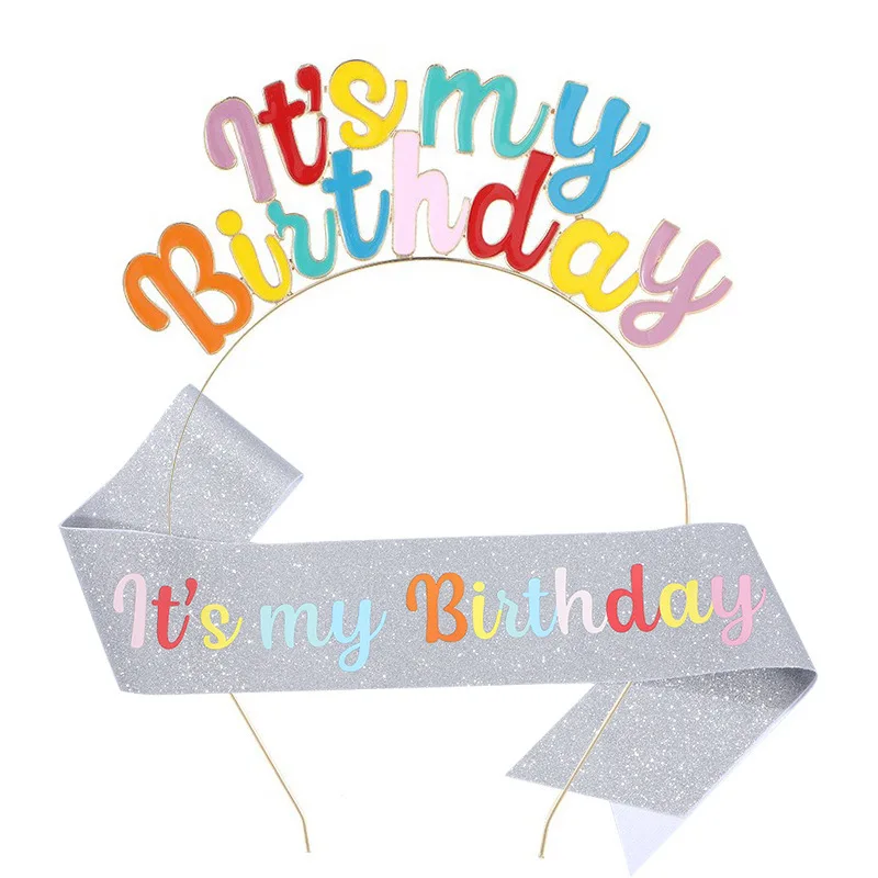 Luces mágicas para la fiesta de cumpleaños de tela brillo para niños suministros de decoración de fiesta de cumpleaños (colorido plateado) 1