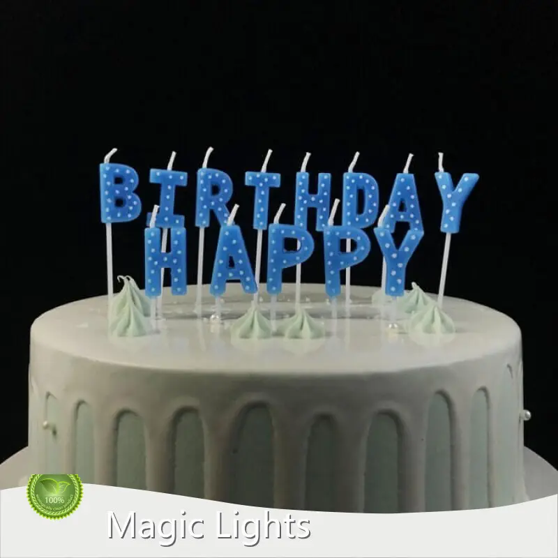 Wholesale Letter Birthday Candles Company 1
