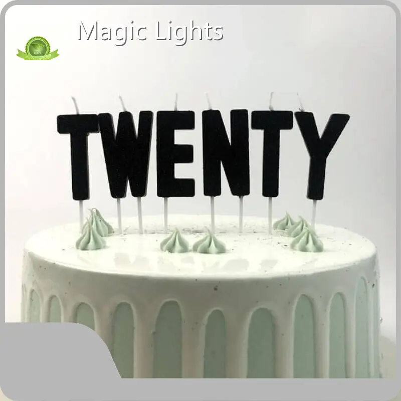 Individual Letter Candles 30 Days by Magic Lights 1