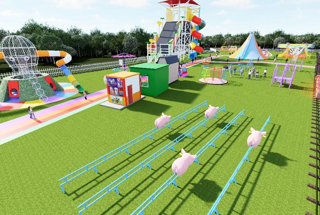 Unpowered amusement park project design build 1