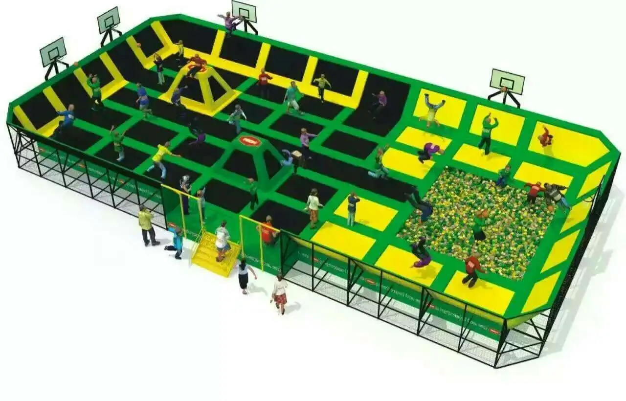 Cheery Amusement Inside Trampoline Park Factory Price 4