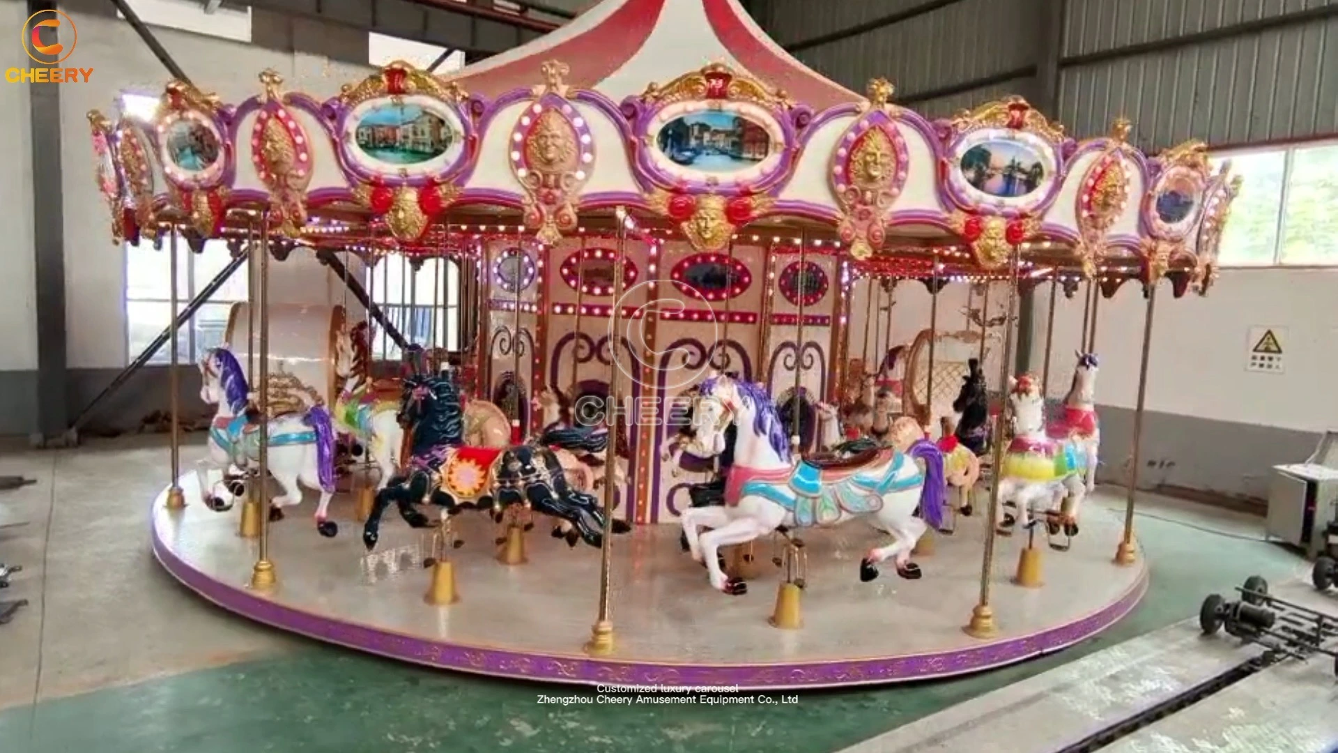 36 Seats Carousel for Amusement Parks and Entertainment 1