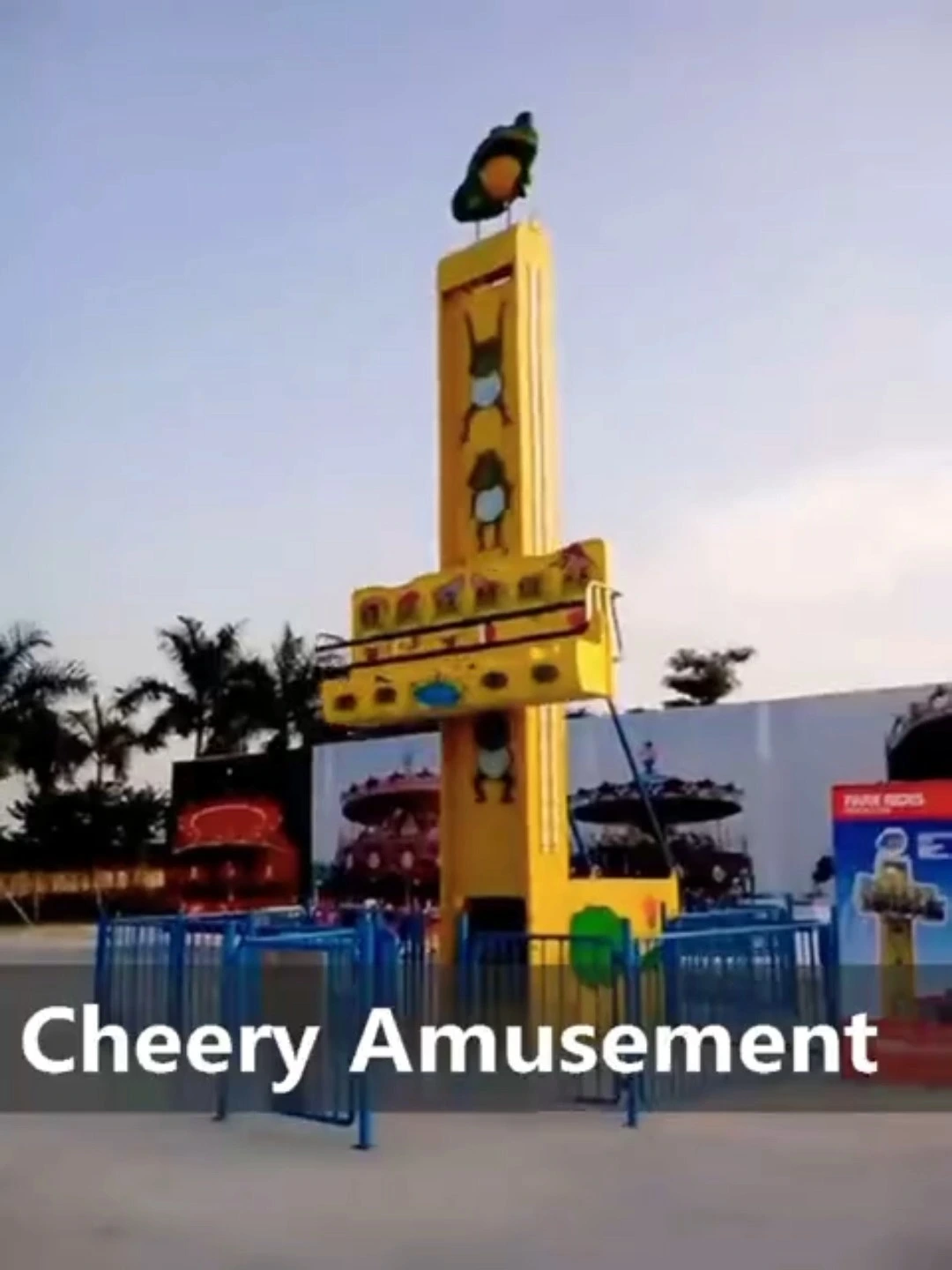 Amusement Park Free Fall Bounce Frog Jump Frog Hopper Ride 1
