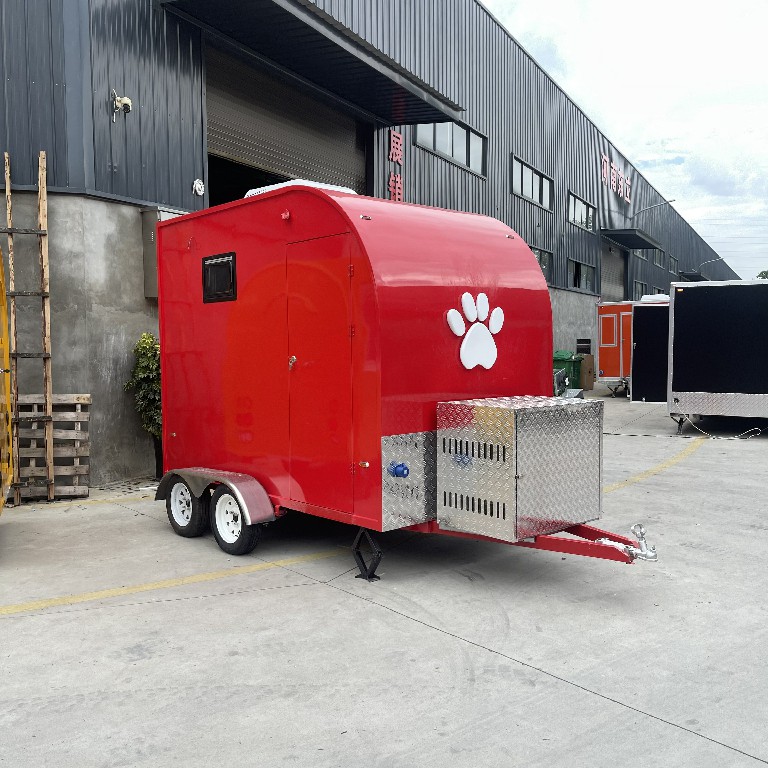Mobile Pet Dog Grooming Washing Trailers Vans Customizable 5