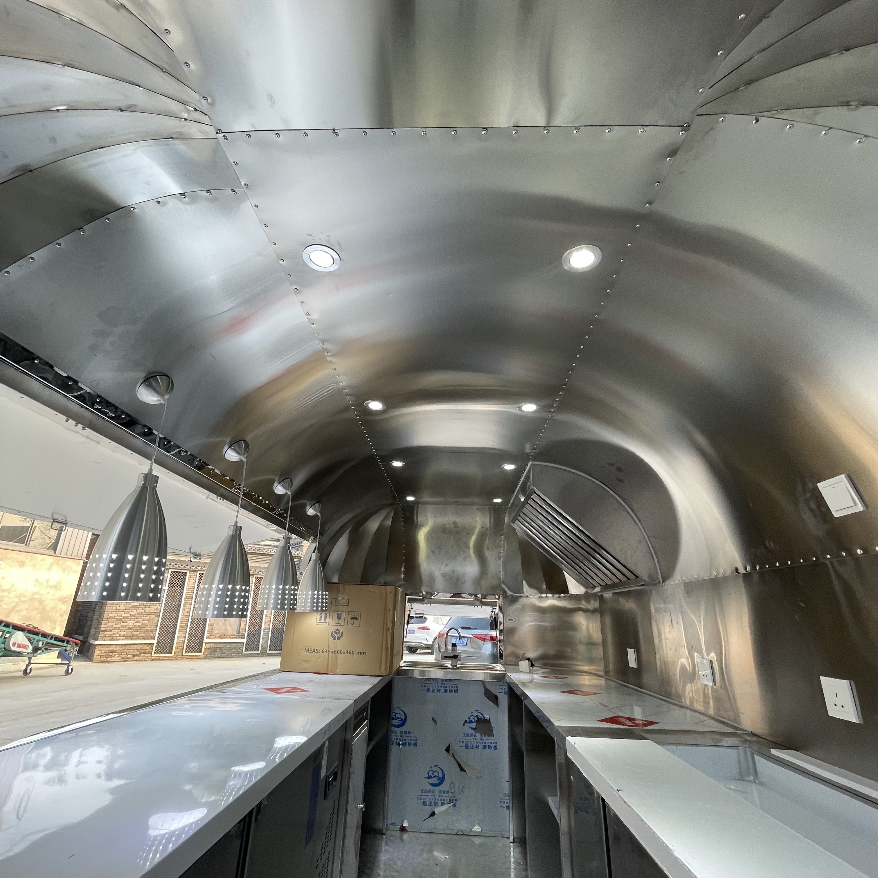 Custom Airstream Trailer Food Truck From China for Food 6