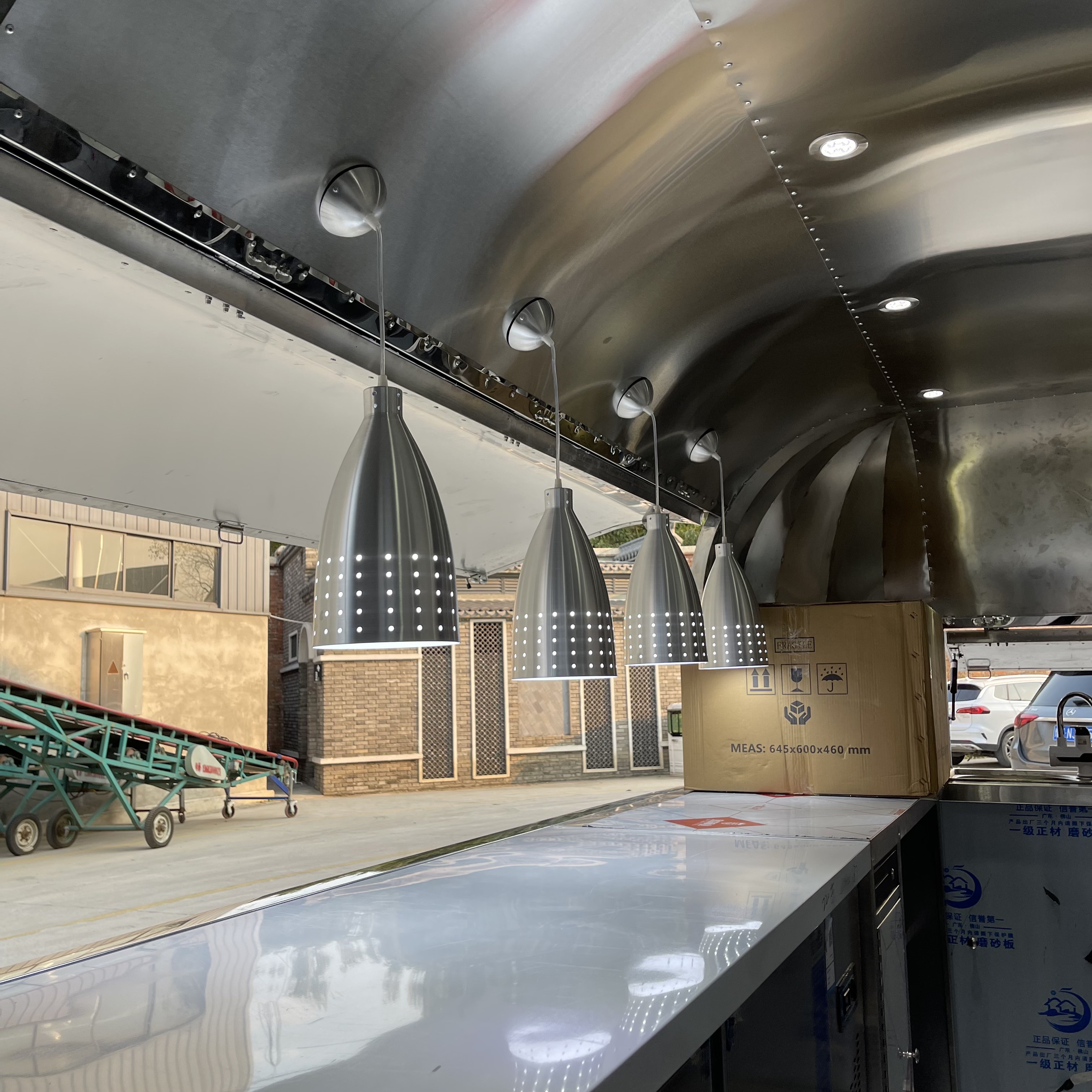 Custom Airstream Trailer Food Truck From China for Food 7