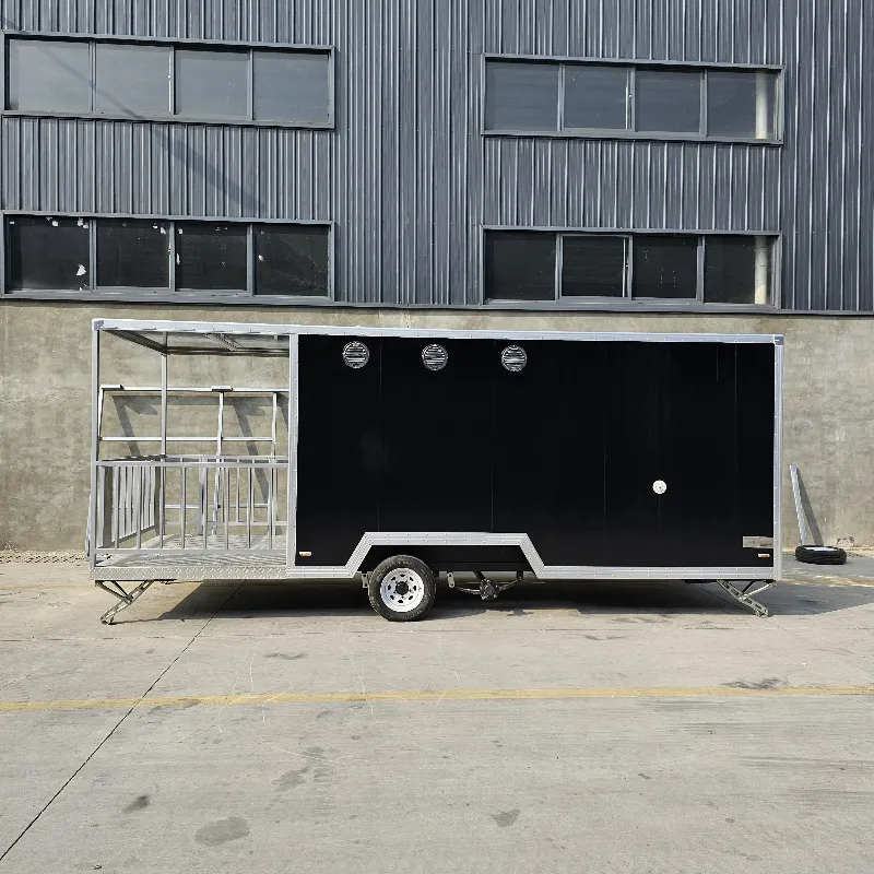 Oulead Trailer Food Van 25days Food Vanwith Custom Services 2