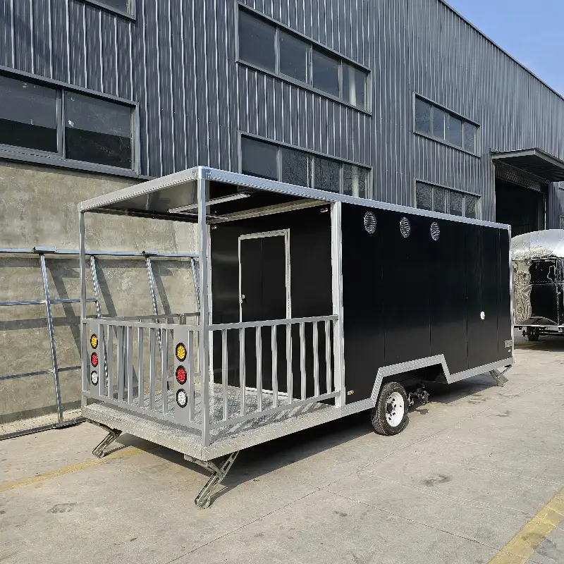 Oulead Trailer Horse Trailer Food Truck Foodtrailer Square Food Trailerwith Good Price 3