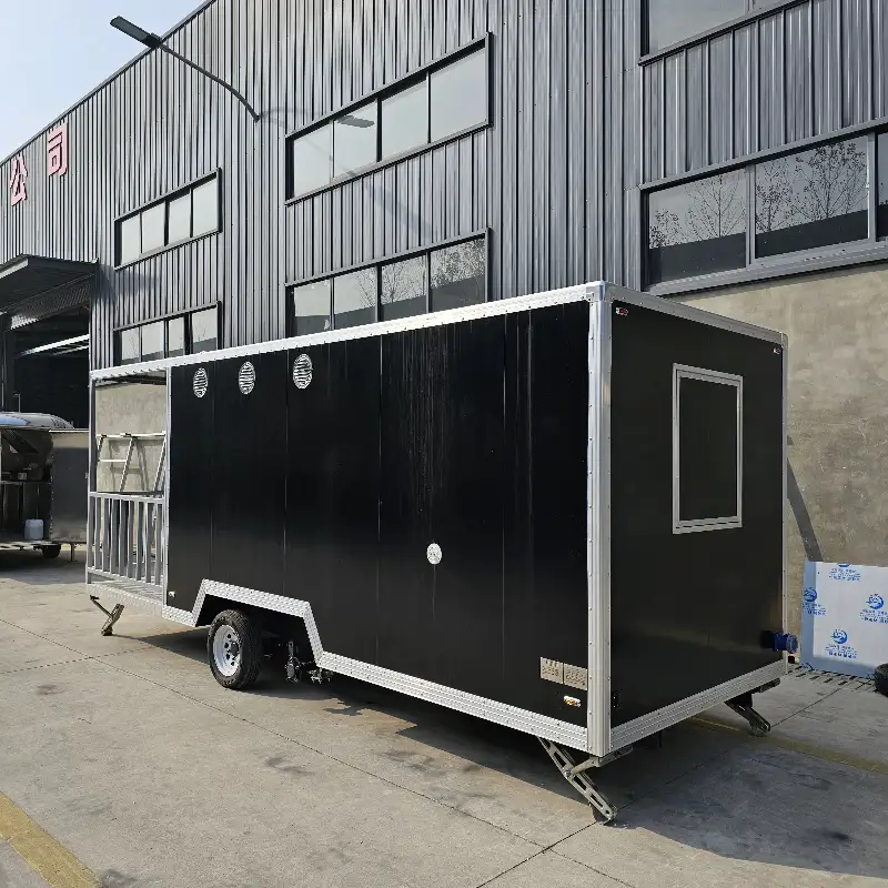 Oulead Trailer Horse Trailer Food Truck Foodtrailer Square Food Trailerwith Good Price 4