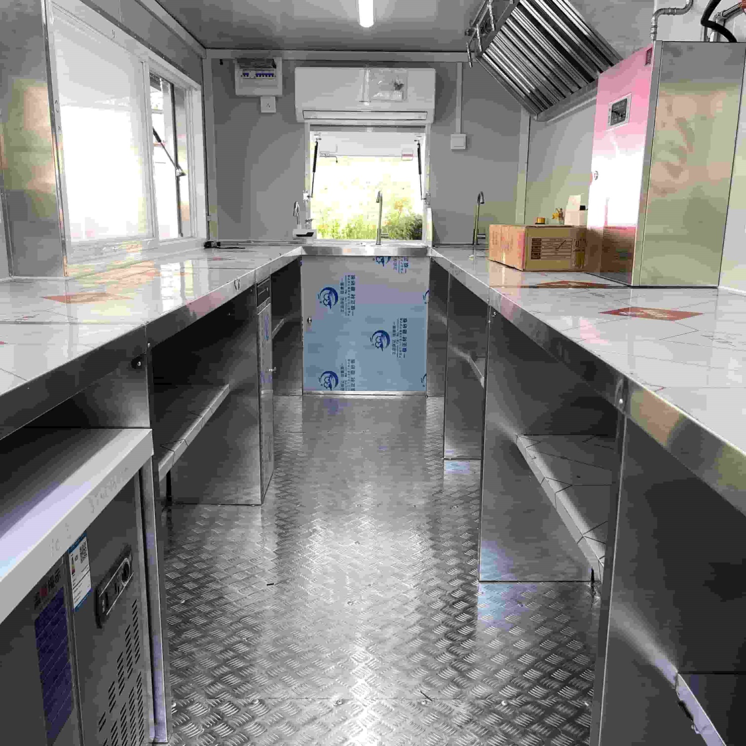 Long Lasting Pizza Food Trailer with Custom Services for Sell 6