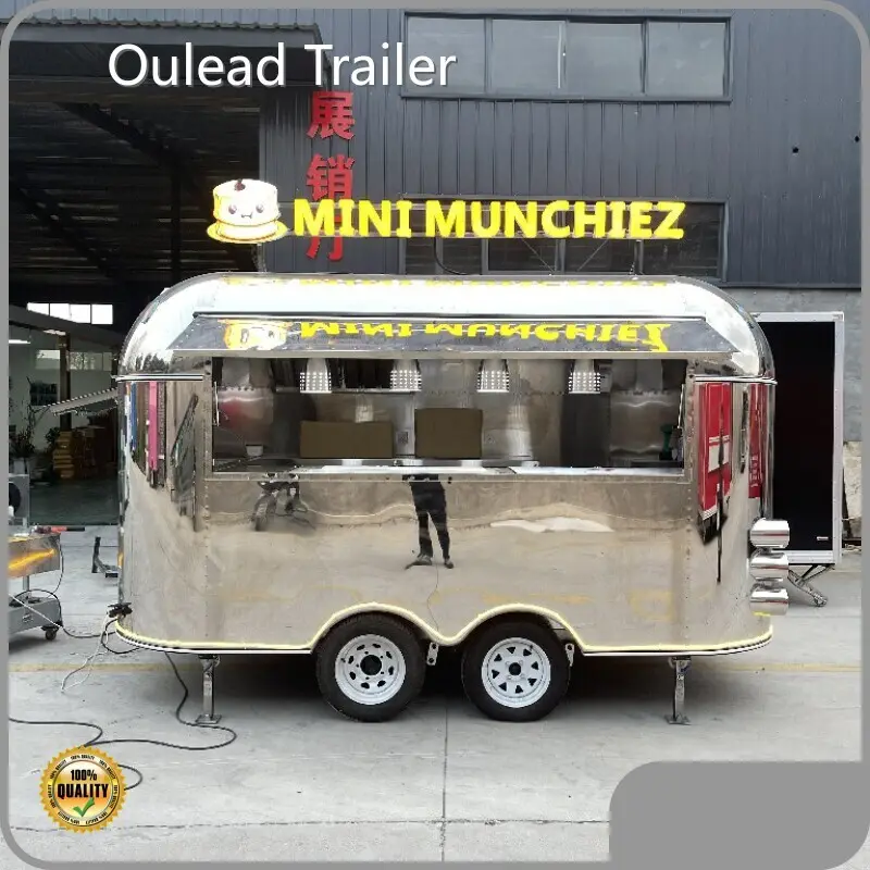 For Food Food Van Manufacturer Check Shipping Costs for Free by Oulead Trailer 1