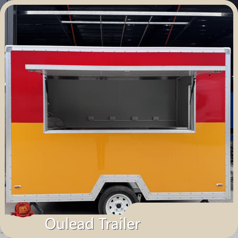Custom Catering Vans Square Food Trailer - for Food - Oulead Trailer 1