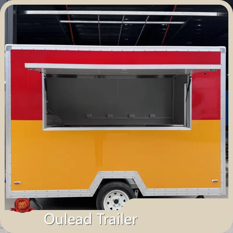 Custom Catering Vans Square Food Trailer - for Food - Oulead Trailer 1