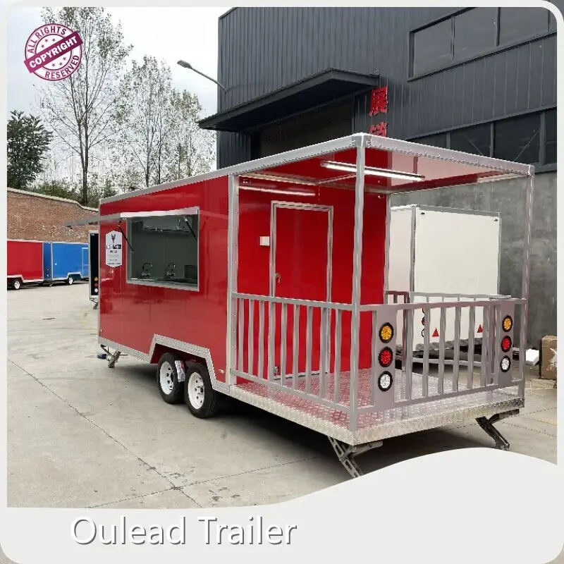 Mobile Trailer Food Manufacturing for SellShipping by Sea 1