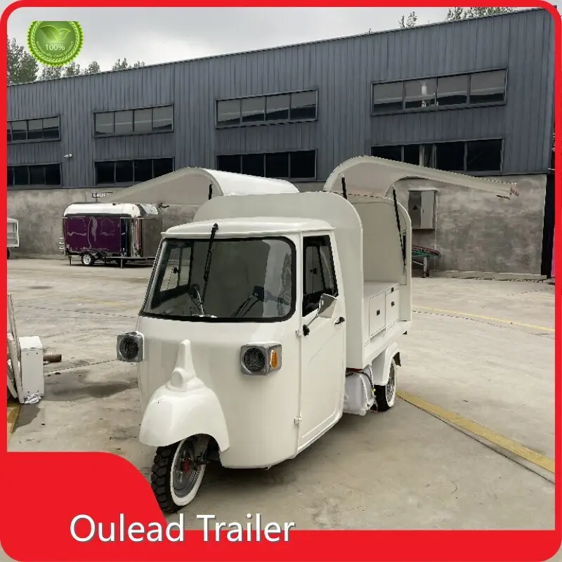 Oulead Trailer Vintage Food Trailer 3 Wheels Food Trucks Vintage Food Trailermade in China 1