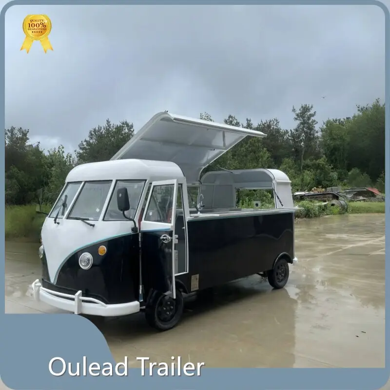Vw T3 Food Truck Check Shipping Costs for Free - for Sell - Oulead Trailer 1