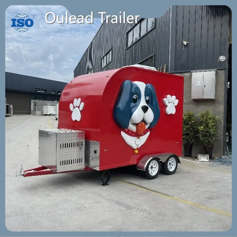 High Endcoffee Truck for Sale for Sell Shipping by Sea Trailer 1