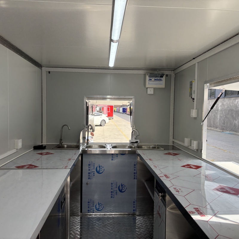 Custom Size Street Mobile Kitchen Pizza Concession Bar Food Trailer Tacos Truck Restaurant Fast Food Cart Kiosk Bbq Food Truck 6