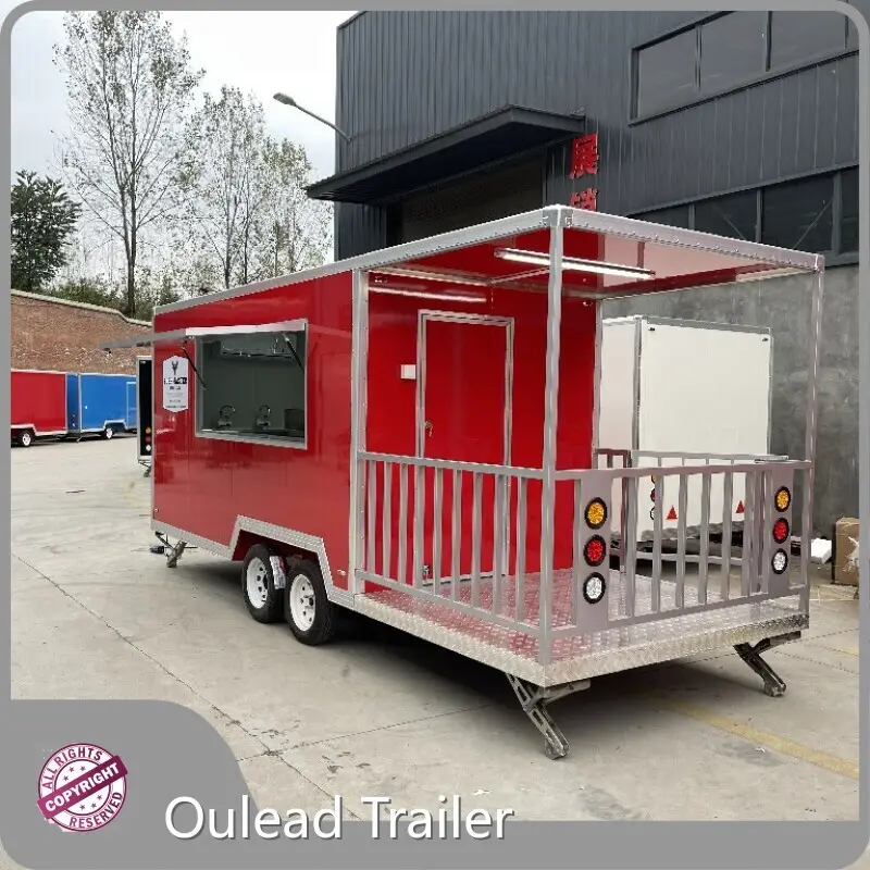 Hot Selling Mobile Retail Trailer Price List 1