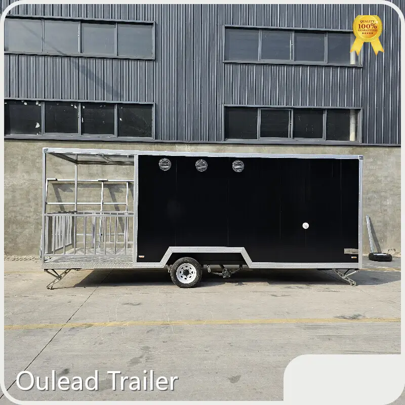 Oulead Trailer Food Van 25days Food Vanwith Custom Services 1