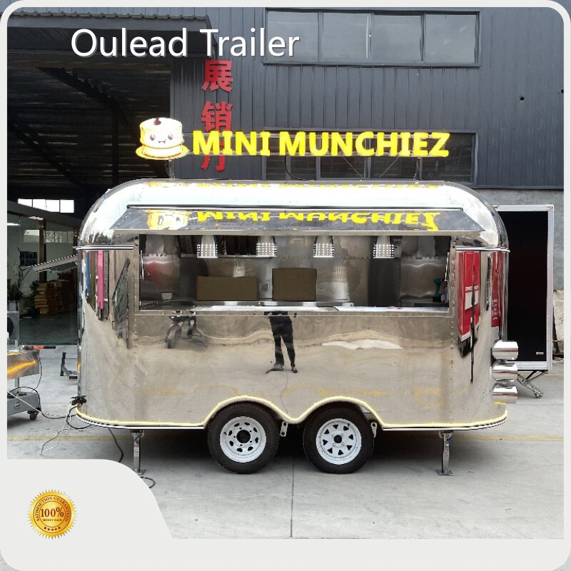 Airstream Ice Cream Trailer Shipping by Sea - for Sell - Oulead Trailer 1