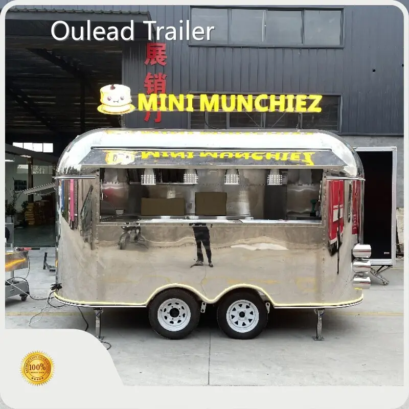 Airstream Ice Cream Trailer Shipping by Sea - for Sell - Oulead Trailer 1