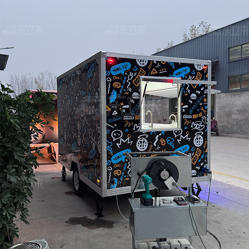 Tamis de remorques mobiles personnalisés avec cuisine complète - Tacos Tacos à vendre en Californie 10
