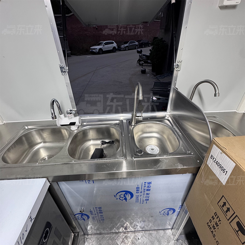 Tamis de remorques mobiles personnalisés avec cuisine complète - Tacos Tacos à vendre en Californie 5