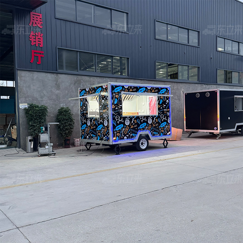Tamis de remorques mobiles personnalisés avec cuisine complète - Tacos Tacos à vendre en Californie 6