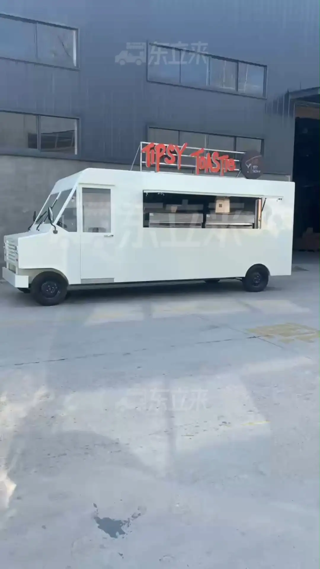 Nuevo carrito de comida eléctrica blanca directamente de la fábrica 1