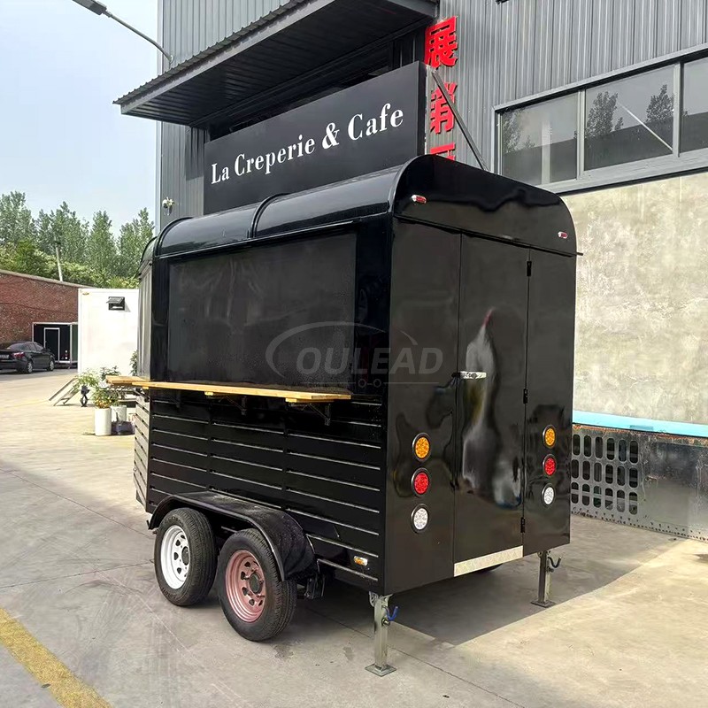 Black Horse-Ris-Rishers Cart de nourriture pour l'entreprise de restauration mobile 3
