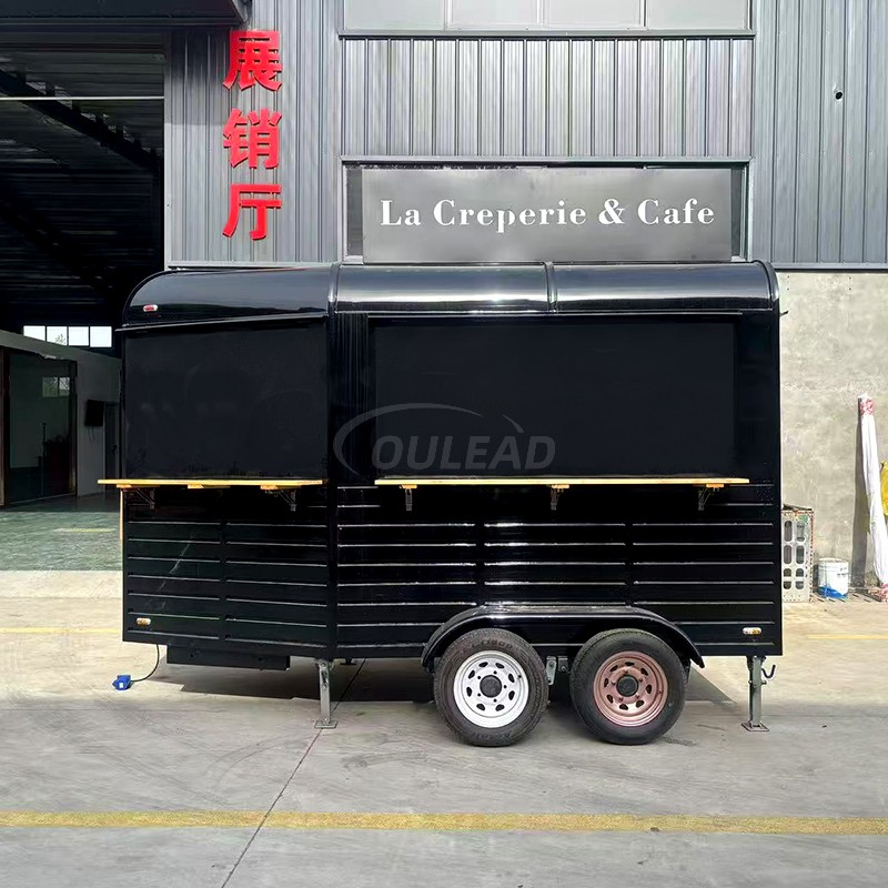 Black Horse-Ris-Rishers Cart de nourriture pour l'entreprise de restauration mobile 2