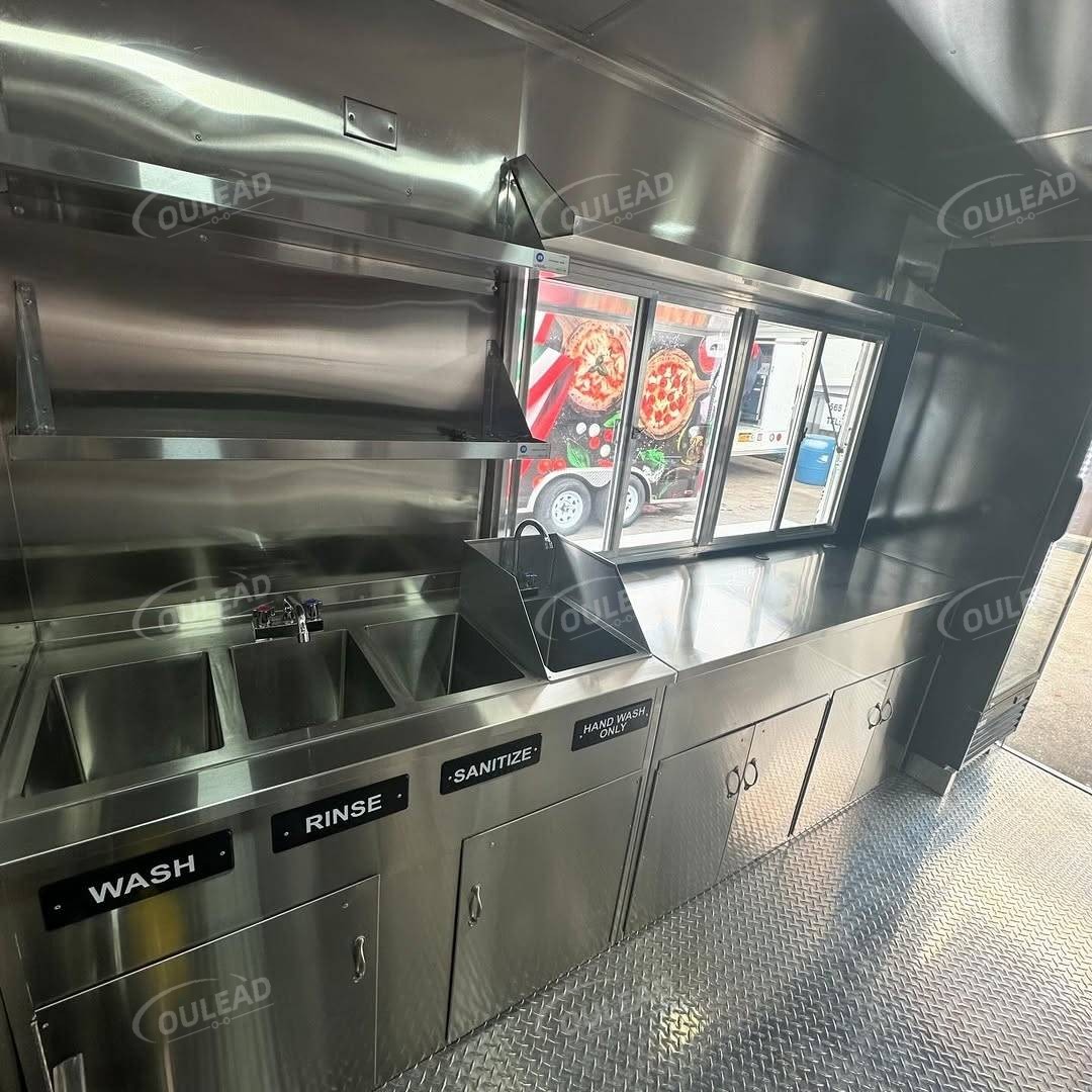 Monochrome Graffiti - Art Dual - Axle Food Trailer 8