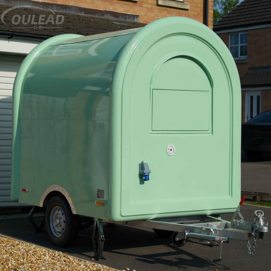 Mini Food Trailer for Sale with Serving Window and Sink 5