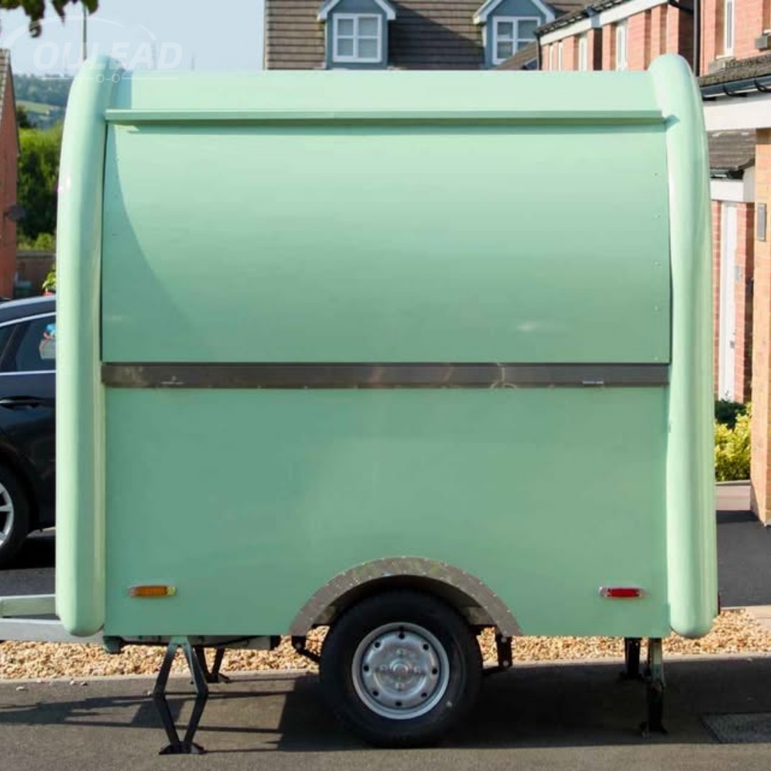 Mini Food Trailer for Sale with Serving Window and Sink 3