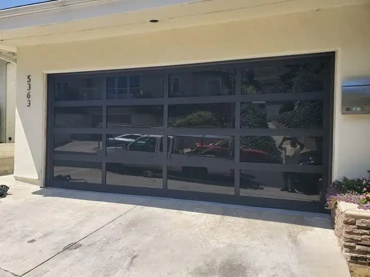 Custom Glass Garage Doors - - Master Home 7