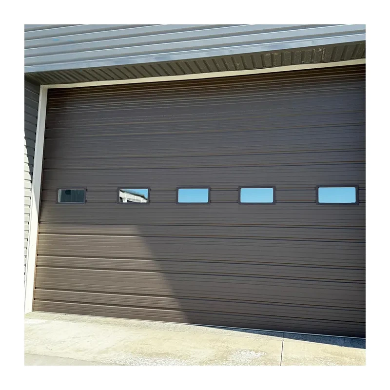 Porte à enroulement commerciale à simple feuille en aluminium - Solution de sécurité industrielle 1