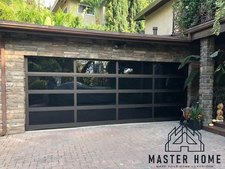Aluminum Glass Garage Door Cost by Master Home 3