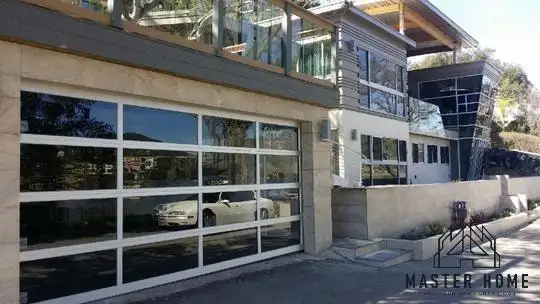 Aluminum Glass Garage Door Cost by Master Home 5