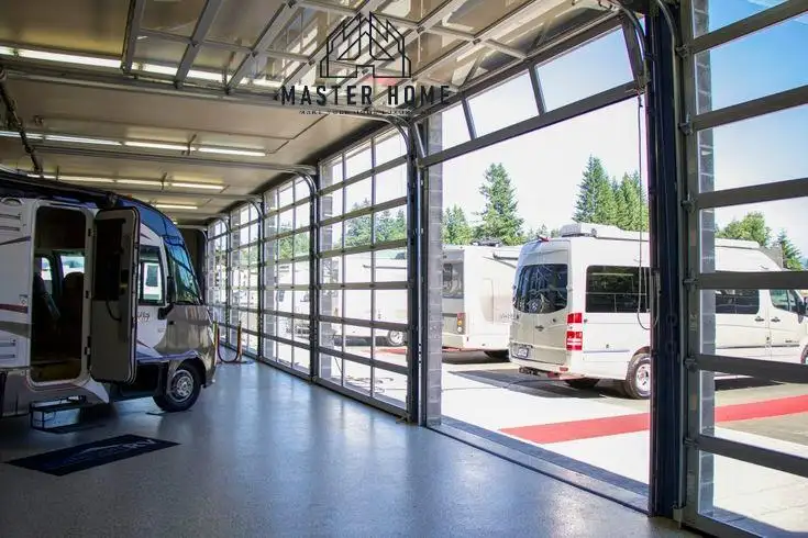 Aluminum Glass Garage Door Cost by Master Home 2