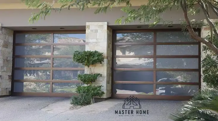 Aluminum Glass Garage Door Cost by Master Home 4