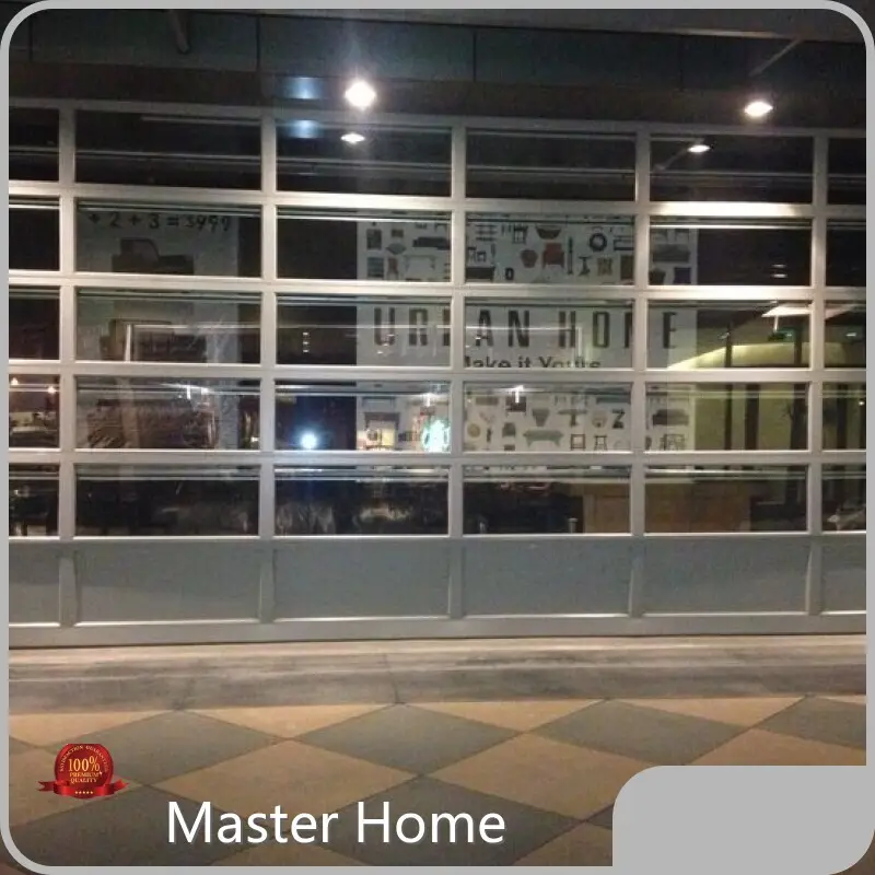 Aluminium Glass Garage Doors by Master Home 1
