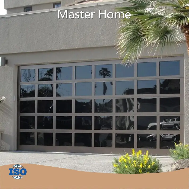 Custom Glass Garage Doors - - Master Home 1