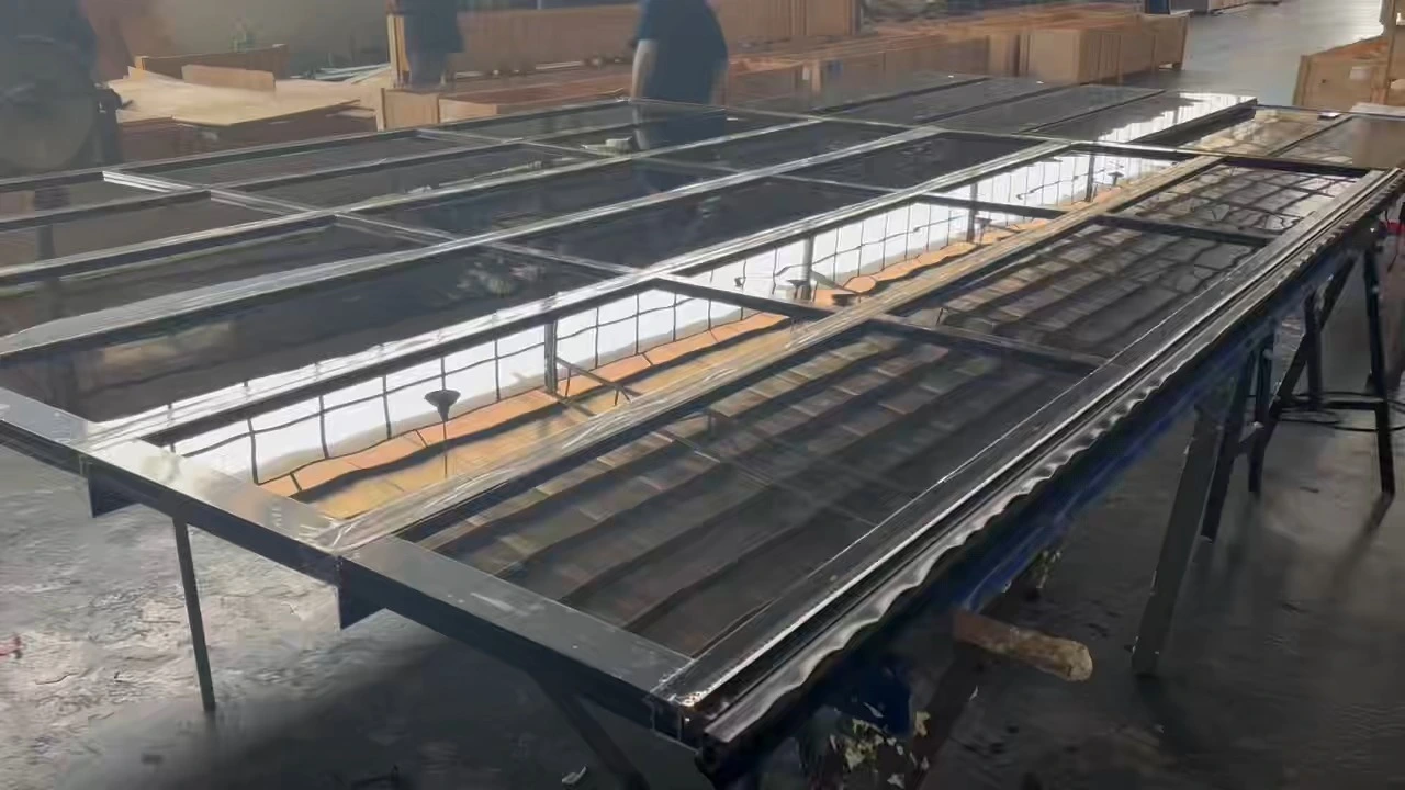 Eclipse Series™: Insulated Black Tinted Privacy Glass Garage Door – Sleek Style, Total Seclusion & Year-Round Comfort 1