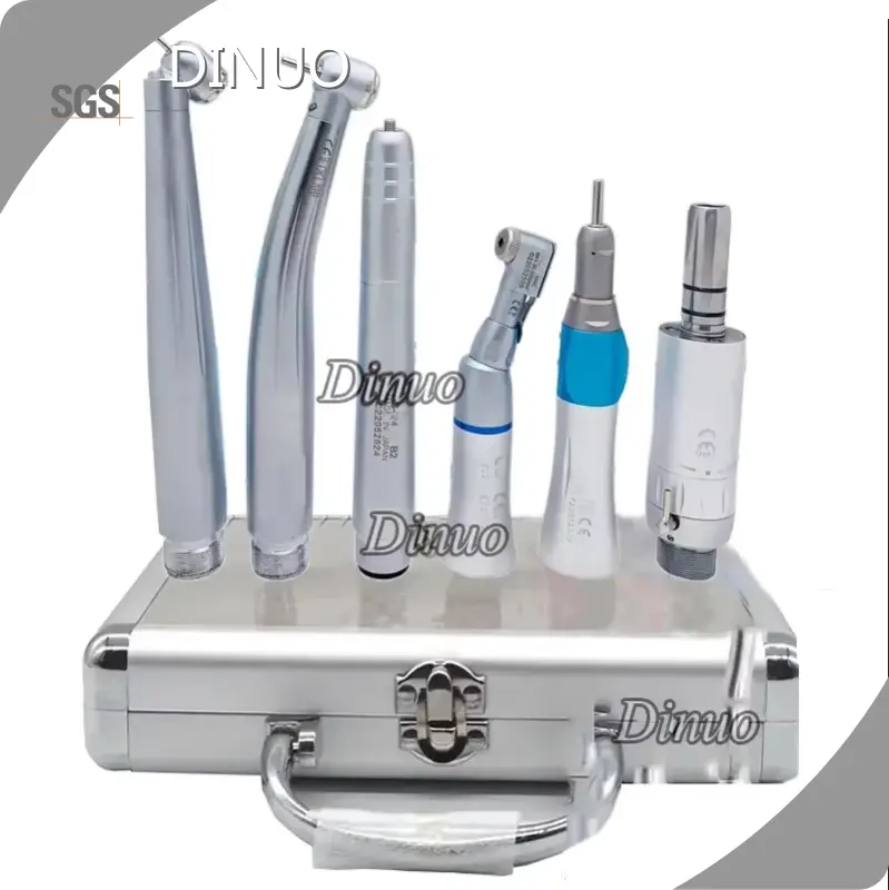High Speed Contra Angle Handpiece 2highspeed +1 Lowspeed Handpiece by DINUO 1
