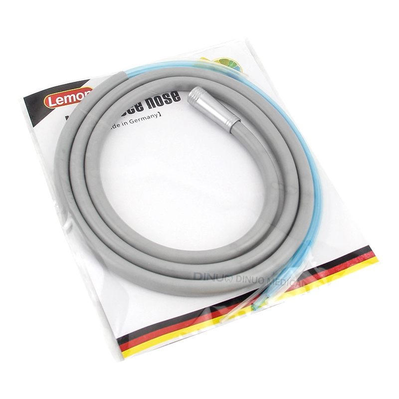 Conector de acero de acero inoxidable dental tubo de teléfono móvil silicona 2 hoyos / 4 hoyos tubo móvil de teléfono móvil cable de teléfono móvil dental 1