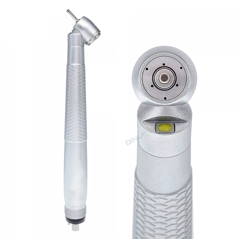 Dental 45-degree Angle high-speed view handpiece with light press tooth extraction handpiece turbine handpiece 1