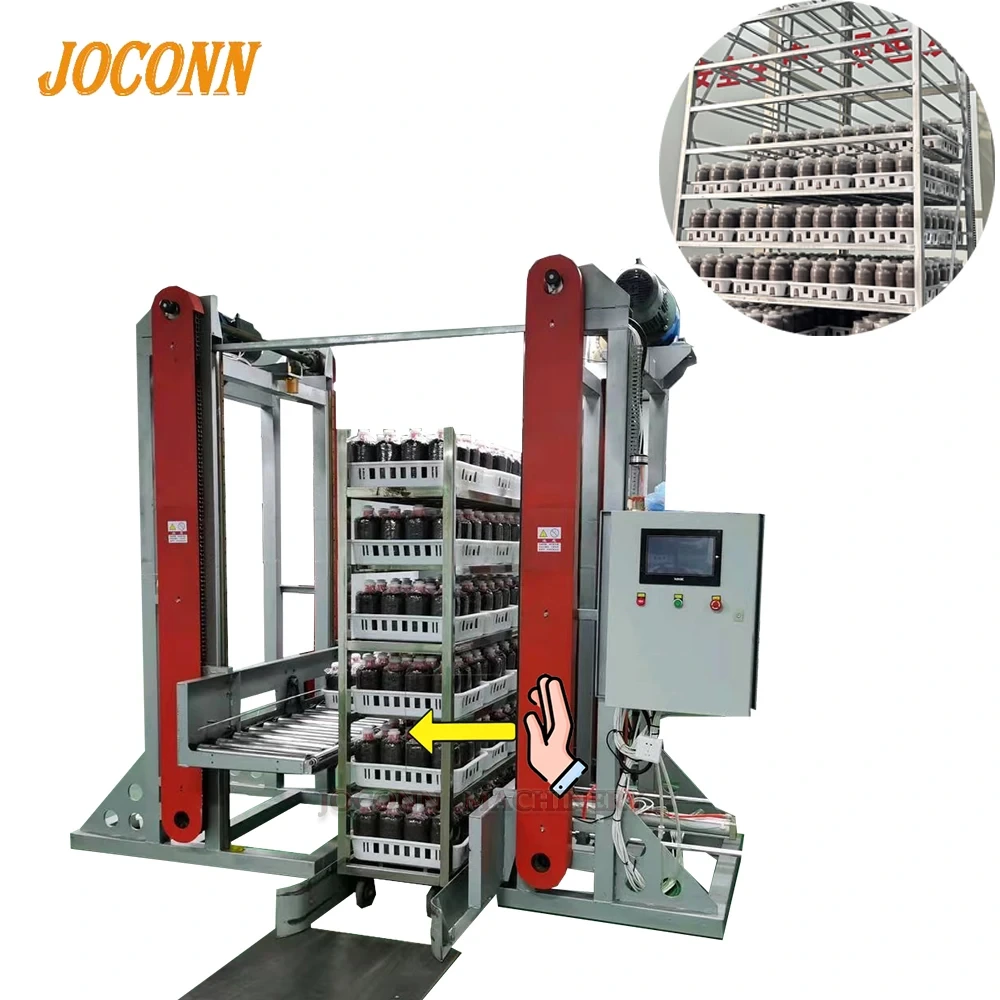 Mushroom Basket Unloading Machine. 1